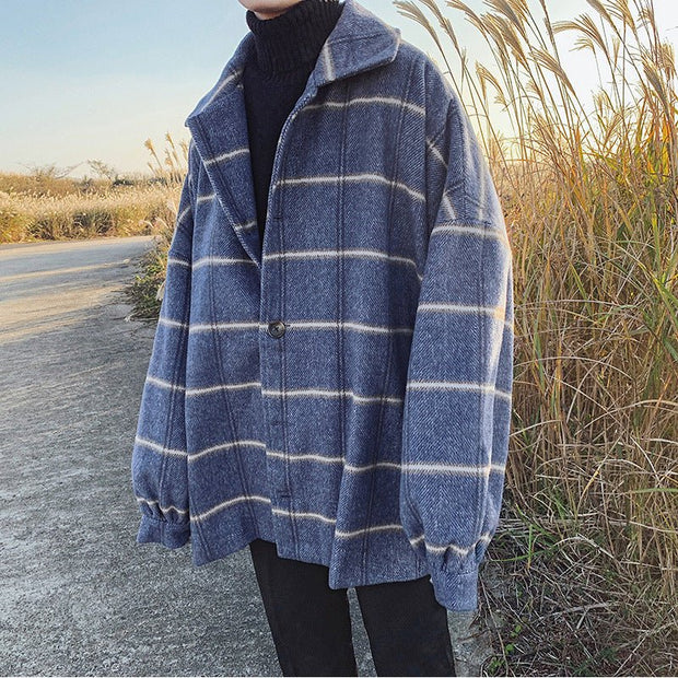 KAMI NO.2187 OVERSIZED FLANNEL - STREETS OF KAMI