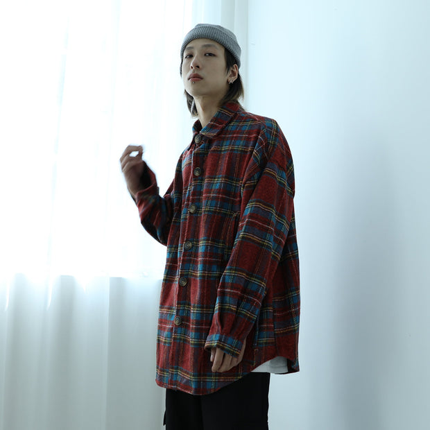 KAMI NO.2196 PLAID SHIRT - STREETS OF KAMI