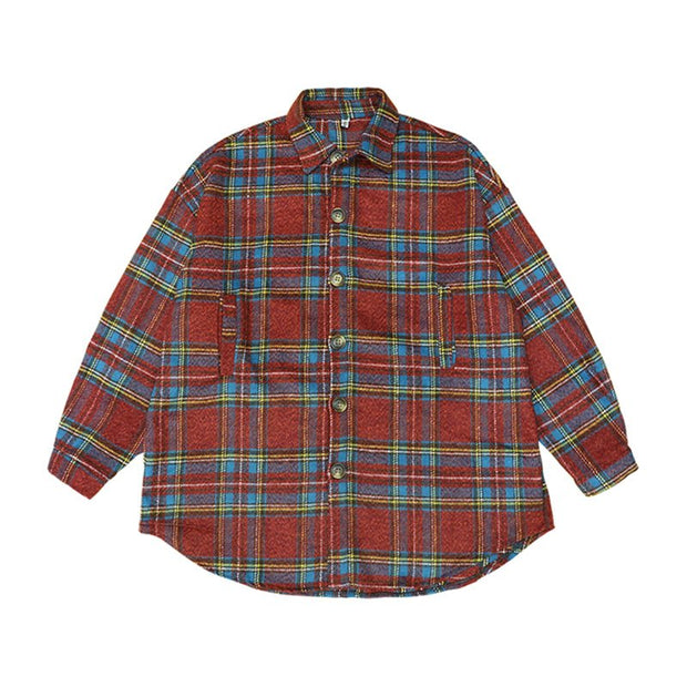 KAMI NO.2196 PLAID SHIRT - STREETS OF KAMI