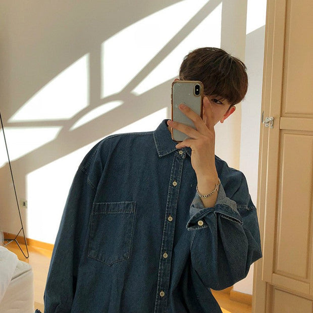 KAMI NO.2201 DENIM SHIRT - STREETS OF KAMI