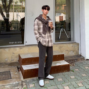 KAMI NO.2203 PLAID SHIRT - STREETS OF KAMI