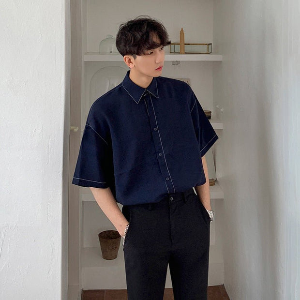 KAMI NO.2206 SHORT SLEEVE SHIRT - STREETS OF KAMI