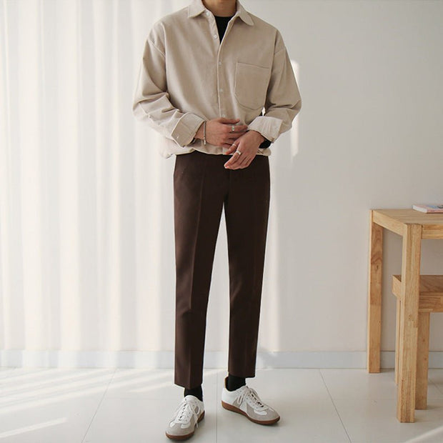 KAMI NO.2219 CORDUROY SHIRT - STREETS OF KAMI