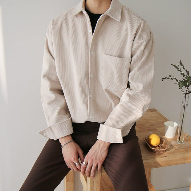 KAMI NO.2219 CORDUROY SHIRT - STREETS OF KAMI