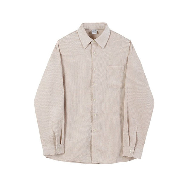 KAMI NO.2219 CORDUROY SHIRT - STREETS OF KAMI