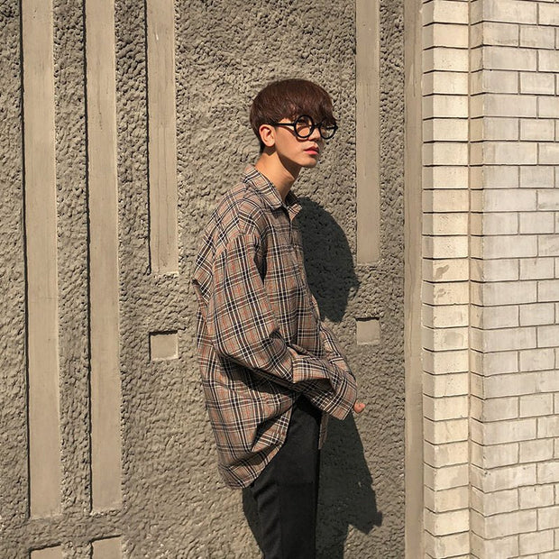 KAMI NO.2233 PLAID LONGSLEEVE - STREETS OF KAMI