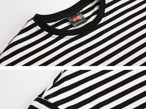 KAMI NO.2241 BASIC STRIPED SHIRT - STREETS OF KAMI