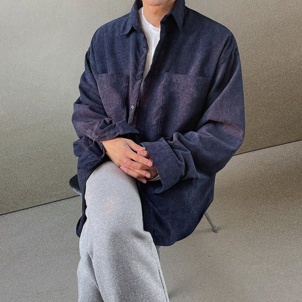 KAMI NO.2242 CORDUORY SHIRT - STREETS OF KAMI