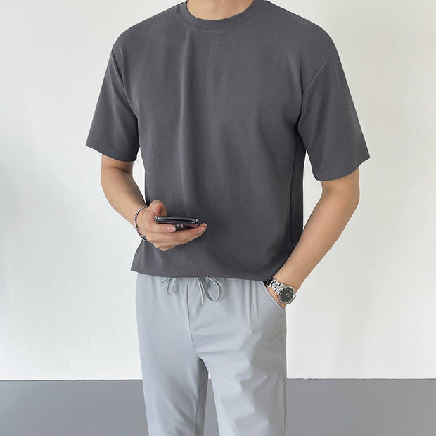 KAMI NO.2244 ROUND NECK SHIRT - STREETS OF KAMI