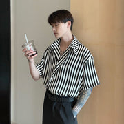 KAMI NO.2257 STRIPED SHIRT - STREETS OF KAMI