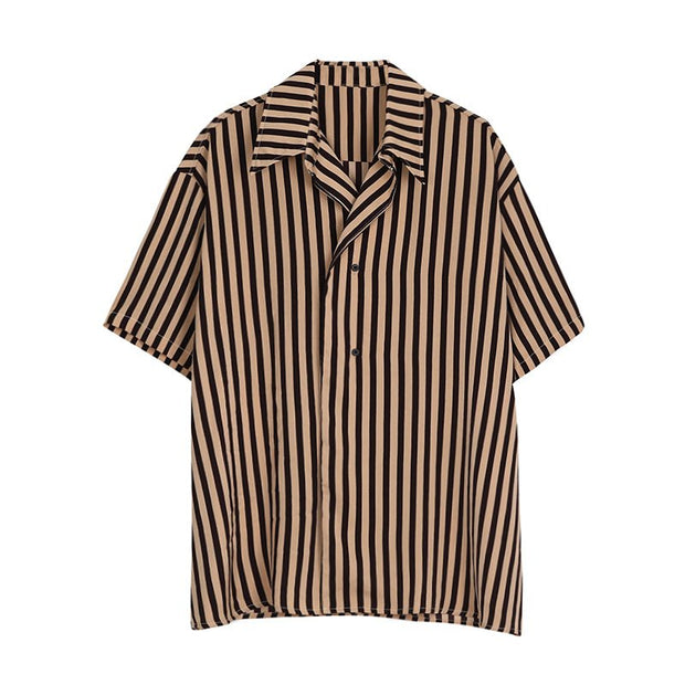 KAMI NO.2257 STRIPED SHIRT - STREETS OF KAMI