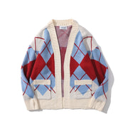KAMI NO.3108 COLORBLOCK CARDIGAN - STREETS OF KAMI