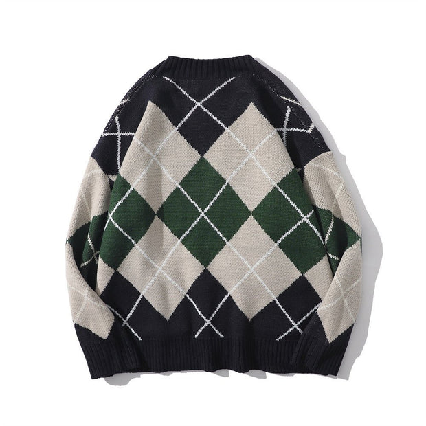 KAMI NO.3108 COLORBLOCK CARDIGAN - STREETS OF KAMI