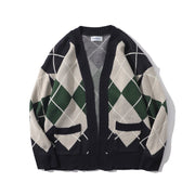 KAMI NO.3108 COLORBLOCK CARDIGAN - STREETS OF KAMI