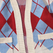 KAMI NO.3108 COLORBLOCK CARDIGAN - STREETS OF KAMI