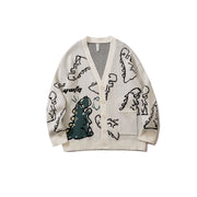 KAMI NO.3111 DINOSAUR CARDIGAN - STREETS OF KAMI