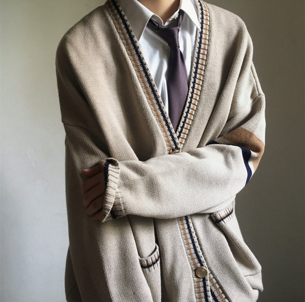 KAMI NO.3114 V-NECK CARDIGAN - STREETS OF KAMI