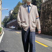 KAMI NO.3114 V-NECK CARDIGAN - STREETS OF KAMI