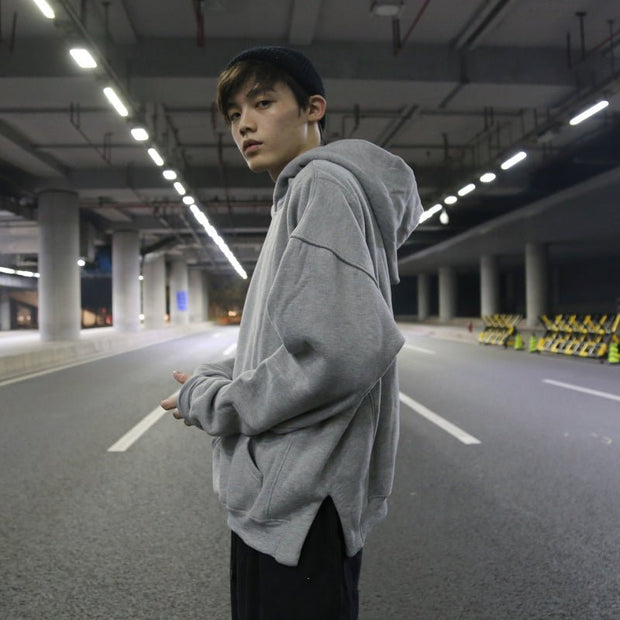 KAMI NO.4706 SIDE CUT HOODIE - STREETS OF KAMI