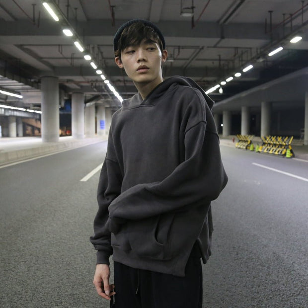 KAMI NO.4706 SIDE CUT HOODIE - STREETS OF KAMI