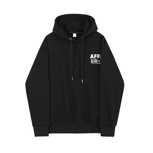 KAMI NO.4715 LETTERS HOODIE - STREETS OF KAMI