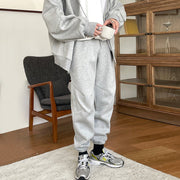 KAMI NO.4734 GREY HOODIE AND SWEATPANTS SET - STREETS OF KAMI