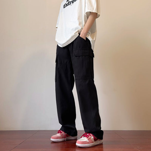 KAMI NO.5103 LOOSE WIDE PANTS - STREETS OF KAMI