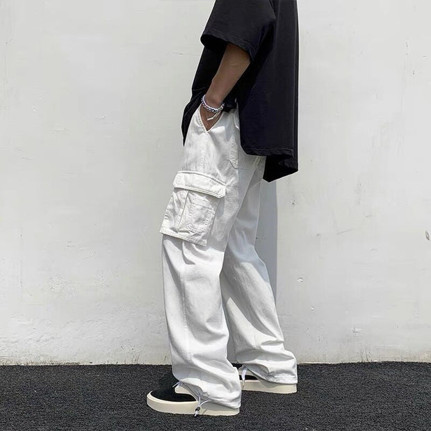 KAMI NO.5103 LOOSE WIDE PANTS - STREETS OF KAMI