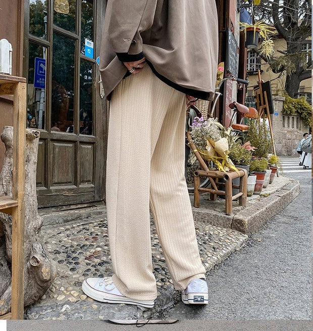 KAMI NO.5105 STRAIGHT WIDE PANTS - STREETS OF KAMI