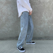 KAMI NO.5107 LOOSE STRAIGHT WIDE JEANS - STREETS OF KAMI