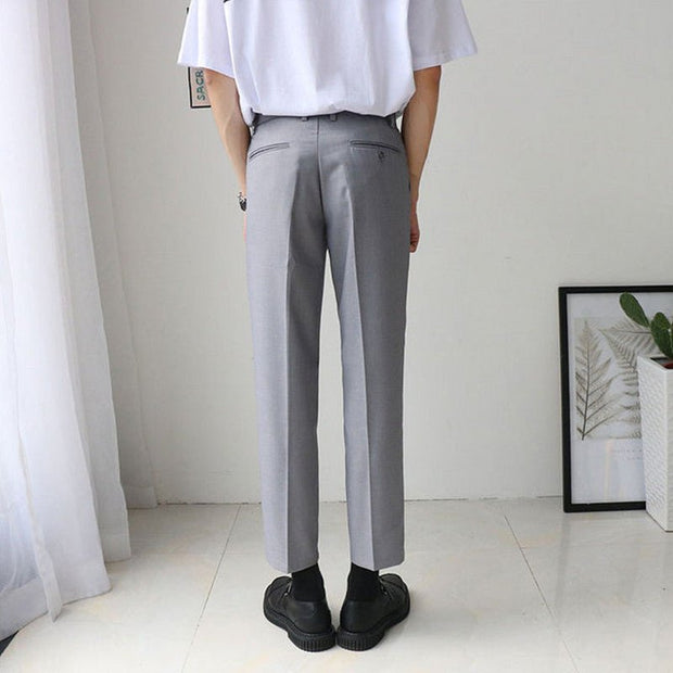 KAMI NO.5119 SUIT STRAIGHT PANTS - STREETS OF KAMI