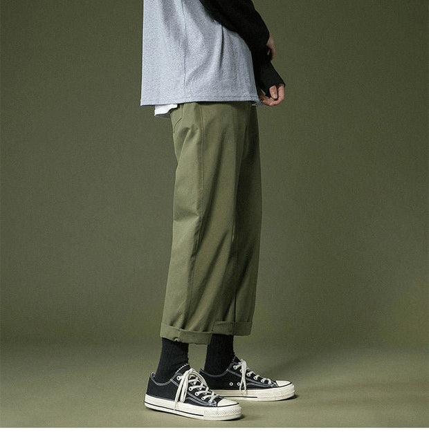 KAMI NO.5120 LOOSE STRAIGHT PANTS - STREETS OF KAMI