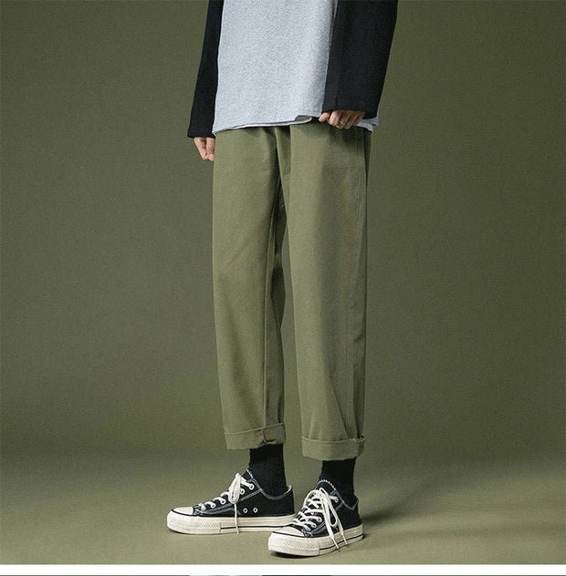 KAMI NO.5120 LOOSE STRAIGHT PANTS - STREETS OF KAMI