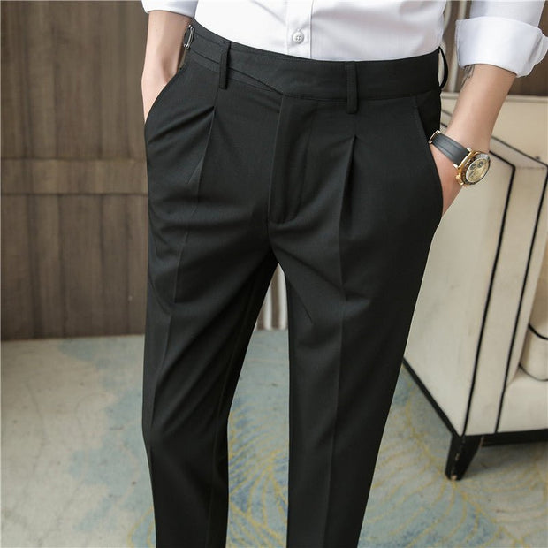 KAMI NO.5139 SUIT TROUSERS - STREETS OF KAMI