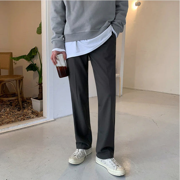 KAMI NO.5145 STRAIGHT WIDE PANTS - STREETS OF KAMI