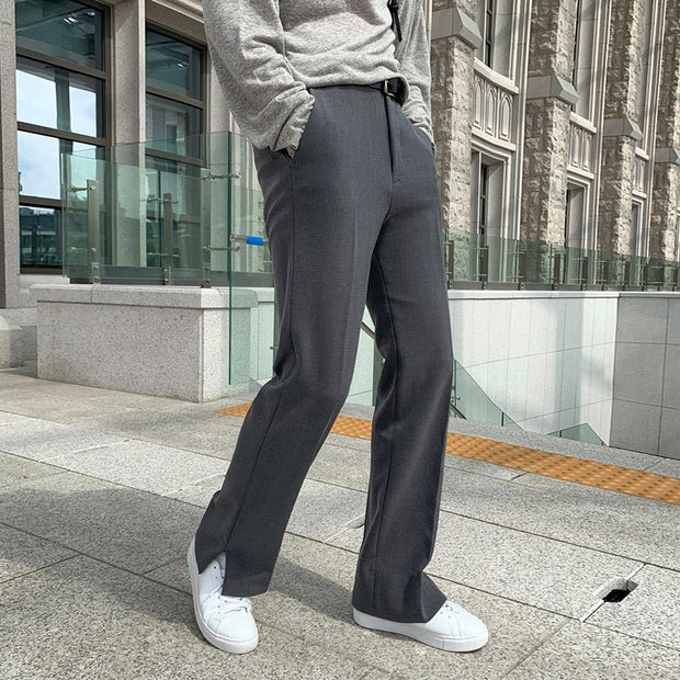 KAMI NO.5166 STRAIGHT TROUSERS - STREETS OF KAMI