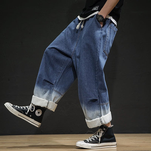 KAMI NO.5186 GRADIENT WIDE JEANS - STREETS OF KAMI