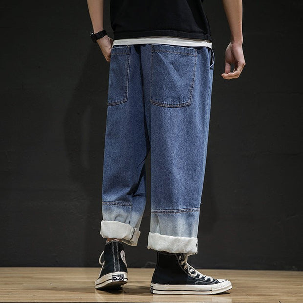 KAMI NO.5186 GRADIENT WIDE JEANS - STREETS OF KAMI