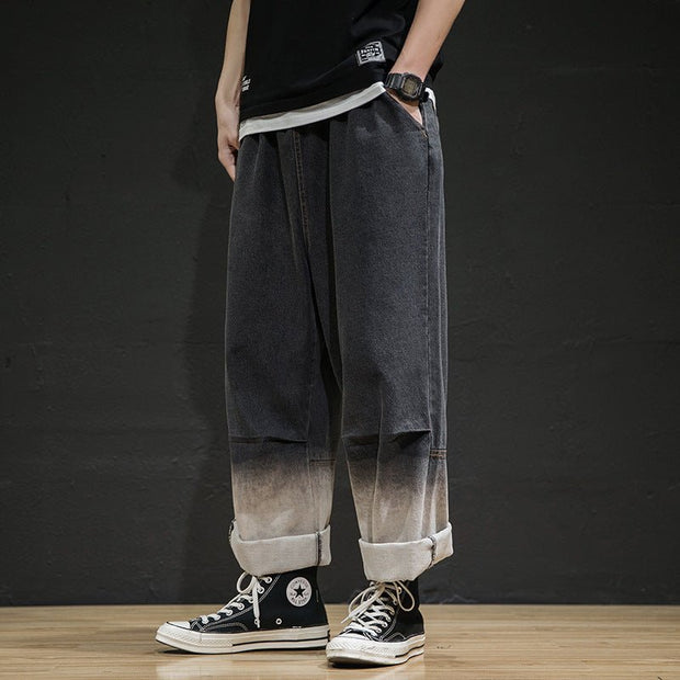 KAMI NO.5186 GRADIENT WIDE JEANS - STREETS OF KAMI