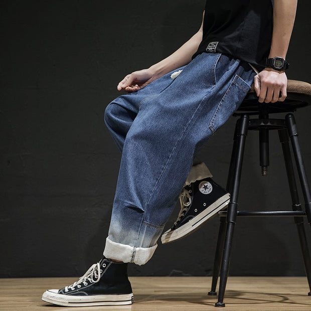 KAMI NO.5186 GRADIENT WIDE JEANS - STREETS OF KAMI