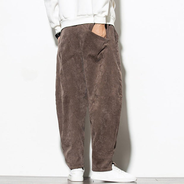 KAMI NO.5189 WIDE CORDUORY PANTS - STREETS OF KAMI