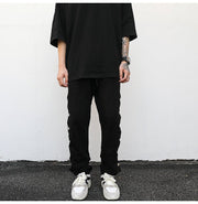 KAMI NO.5206 SIDE BUTTON SWEATPANTS - STREETS OF KAMI