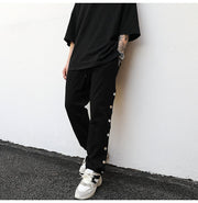 KAMI NO.5206 SIDE BUTTON SWEATPANTS - STREETS OF KAMI