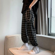 KAMI NO.5207 WIDE CHECKER PANTS - STREETS OF KAMI