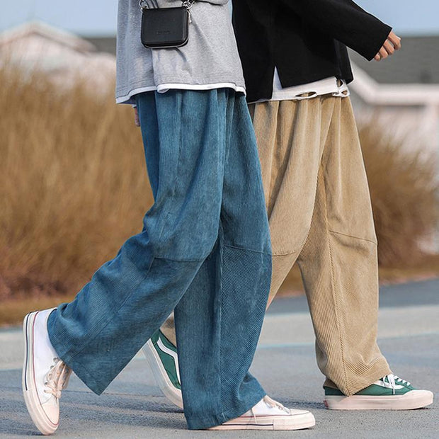 KAMI NO.5222 WIDE CORDUROY PANTS - STREETS OF KAMI