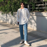 KAMI NO.5232 CROPPED STRAIGHT JEANS - STREETS OF KAMI