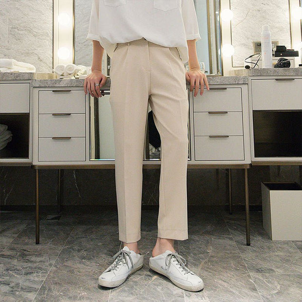 KAMI NO.5239 CROPPED TROUSERS - STREETS OF KAMI