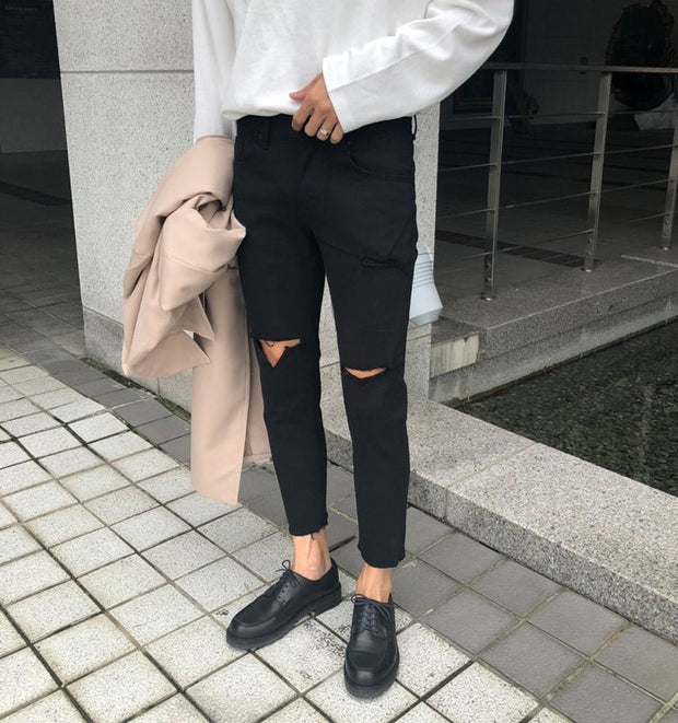 KAMI NO.5245 RIPPED JEANS - STREETS OF KAMI