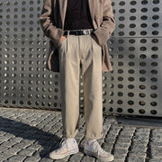 KAMI NO.5246 WIDE KHAKI PANTS - STREETS OF KAMI