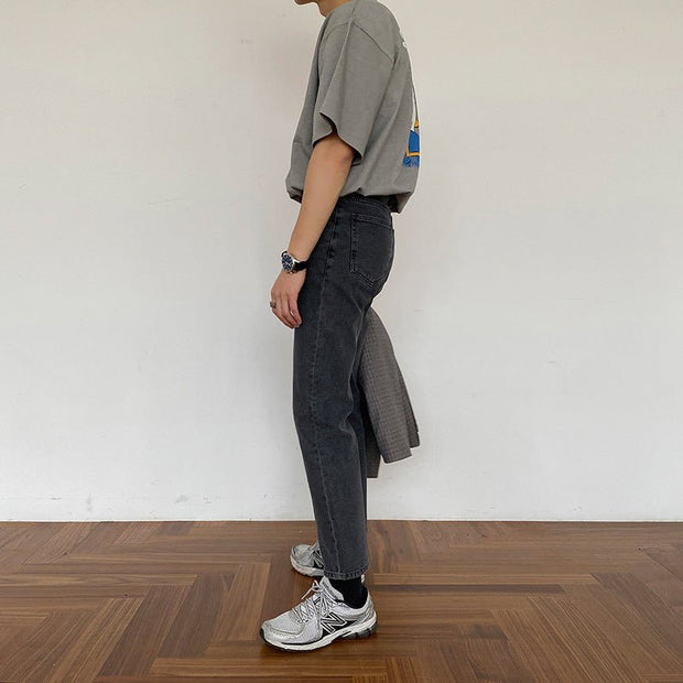 KAMI NO.5250 CROPPED STRAIGHT JEANS - STREETS OF KAMI